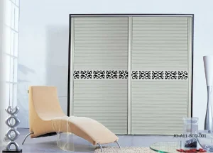 PVC Shutter Series Sliding Door for Modern Wardrobe (JO-A11-BCO-001) .