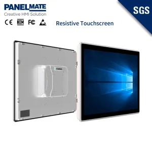 21.5 Inch Embedded Industrial Panel Touch Monitor IP65 Waterproof&Dustproof Resistive Touchscreen Industrial Display with RJ45 Idd-Link4