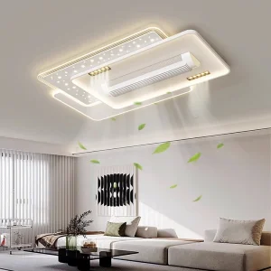 Bladeless LED Ceiling Fan Light