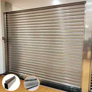 Automatic Manual Insulated Stainless Steel Industrial Security Rolling Shutter Door