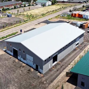 Pre Engineered Building Large Span Customized Prefabricated Metal Frame