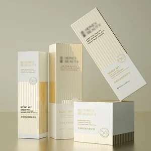 Custom Printed Embossed Cosmetic Packaging Box