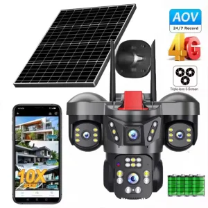 Wholesale AOV 4G/WIFI Solar Camera