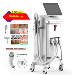 3-in-1 High-Power 808nm Diode Laser Hair Removal Machine