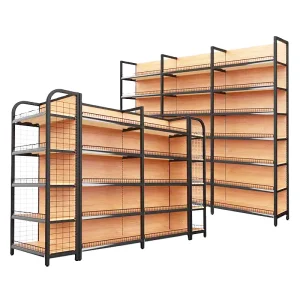Guichang 2025 Steel Metal Shelves Light Duty Store Grocery Shelves Supermarket Store Display Racks