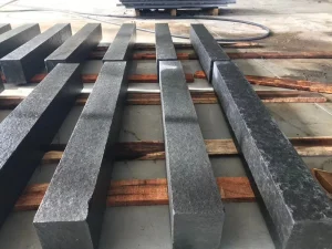 Natural Stone blac/grey honed/flamed/Brushed &nbsp;Basalt stepping stone basalt for floor/wall/outdoor slabs/tiles/countertops/stairs/sills/column/pavers