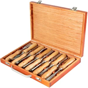 12pcs DIY Woodworking Chisel Set Hand Carving Tools