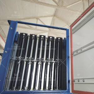 Industrial Flat Big Air Flow Bag Dust Collector for Cement Plant with Replaceable Filter Bags