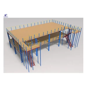 Multi Tier Steel Grating Floor Industrial Mezzanine Platform