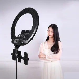 M-45 RL-18 Ringlight 18 Inch 45cm 3000-6000K 45W Dimmable Remote Control Live Stream Ring Light With Tripod Stand