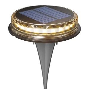 Custom Solar LED Ground Lights 4 Pack 1200mAh Battery
