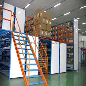 Heavy Duty Metal Multi-Level Shelving for Industrial Warehouse Storage