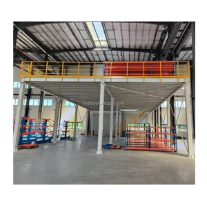 Galvanized Industrial Storage Shelves Mezzanine