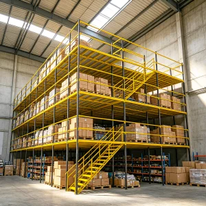 Warehouse 2 Level Mezzanine Loft Rack