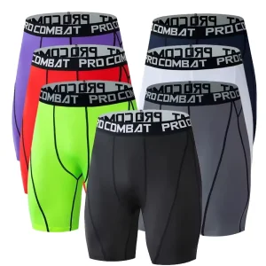 Men's Sports Gym Compression Leggings Printed Run Tights for Basketball Body Building Ropa Deportiva Wear