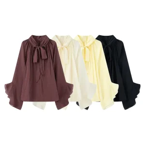Autumn Flared Blouse