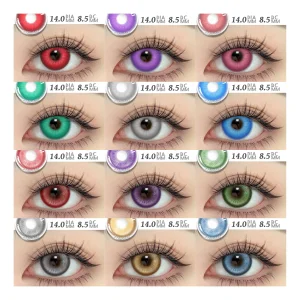 EYESHARE Soft Lens Color Red Crazy