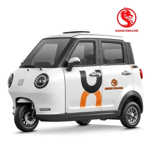 China ASIAN DRAGON White Minimalist Passenger E-Trike Manufacturers, Supplier