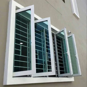 ZEYI Heavy-Duty Frame Window 24X24 Casement Heat Insulation Aluminum Small Casement Window