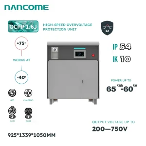 Nancome Modular Energy Storage System for EV Charging Support with High Efficiency
