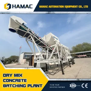 Hamac Hzm35 Customized Mobile Dry Prefabricated Mix Component Batching Mixing Plant