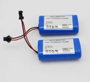 Rechargeable Battery 18650 2s1p 3.7V 7.4V 11.1V 14.8V 2200/4400/8800mAh Lithium Ion Battery Pack for Bluetooth Speakers/Solar Lighting/RC Toys/Portable Power