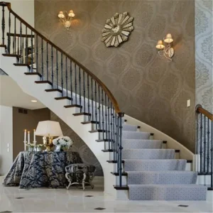Prima Classic Design Staircase Fence Safety Interior Wrought Iron Stair Railings