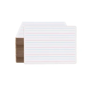 OEM Factory Wholesale Classroom Students Lapboards 9x12 Double Sided Dry Erase Bulletin Learning Boards Red Blue Message Board