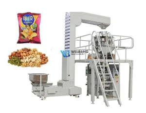 Máquina de Embalagem Automática de Pesagem Multi Cabeça para Bolinhos Congelados, Massa e Cereal