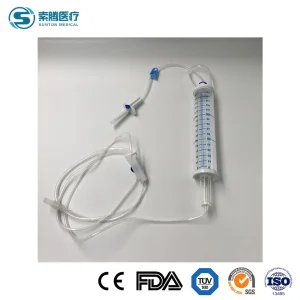 Proveedores de juego de infusión tipo bureta Sunton para pediatría en China, juego de infusión intravenosa estéril y desechable sin aguja, juego de inyección con bureta