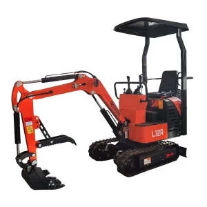 Agt-L12r Full-Hydraulic Compact Wheeled Backhoe Mini Excavator