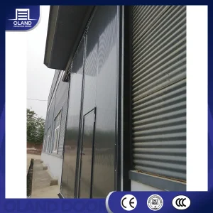 Low Price Folding Sliding Fire Rated Steel Aluminum Safe Workshop Industrial Automated Door