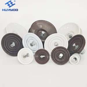 Huayoo High Quality ANSI 52-3 Porcelain Disc Suspension Insulator for Power Lines