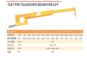 160X80 Telescopic Boom Side Shift Forklift of Material Handling Equipment Terrain