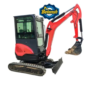 Chinese Manufacturer Betensh User-Friendly Environmentally Friendly Multi-Functional Easy-Operate Compact Design Piston Motor 2.5t Mini Excavator