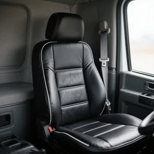 SW Premium ISRI PU Truck Seat Covers Custom Fit for Mercedes Benz