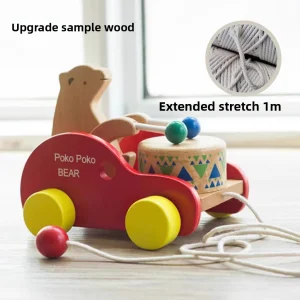 Cross-border Walker Pull-Along Wooden Toy