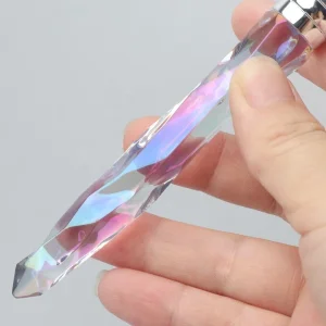 Wholesale 9 PCS Powder Blush Soft Crystal Clear Synthetic Face Luxury Rhinestone Vegan Makeup Brushes Private Label