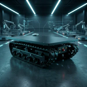 2-10 Ton Hydraulic Motor Wireless Remote Control Tracked Drilling Rig Engineering Machinery Rubber Track Chassis System