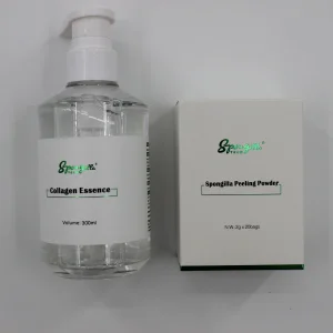 China COSMOTEK Brown Bio Peeling Spongilla Spicule Powder Peel Set 20 Times Natural Skin Treatment 30-50% Active Ingredients
