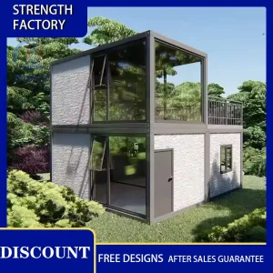 Casa Modular Personalizada al por Mayor 20FT Contenedor Prefabricado de Vivienda para Uso Comercial y Residencial a Precio Competitivo