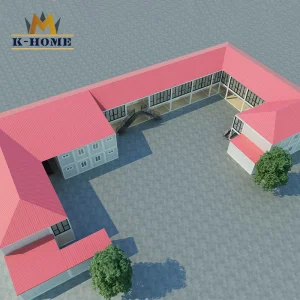 2-Storey Modular Container Student Accommodation
