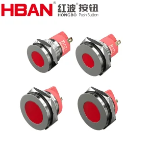 Hban 16-25mm Large Plane Metal Pin Terminal Signal Light IP67 with UL Certification