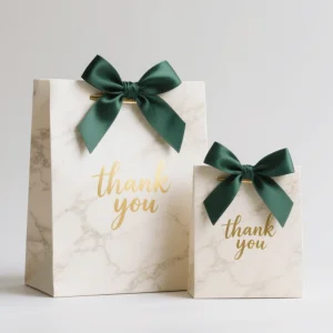 Bulk Custom Recycled Printed Marbling Paper Gift Bags