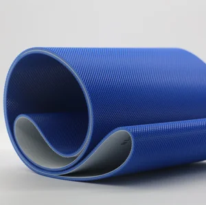 Custom Cleated Sidewall Guide Line Rubber PU Polyurethane 1.5MM Pu Dry Belt Food Grade Pu Conveyor Belt