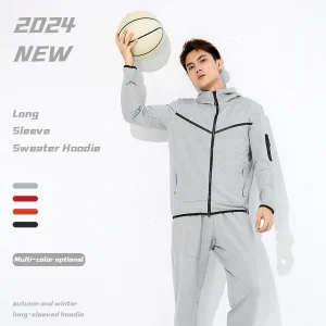 Dropshipping Tracksuit for Men Gymwear Hoodie Sets Unisex Good Quality Activewear Tracksuits Fitness Wear Sportswear