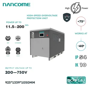 Nancome Smart Energy Storage Charging System for Solar Hybrid Charging with 90kw