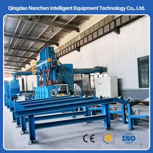 High Efficiency Automatic Surface Cleaning Steel Pipe Outer Wall Roller Conveyor Shot Blasting Machine