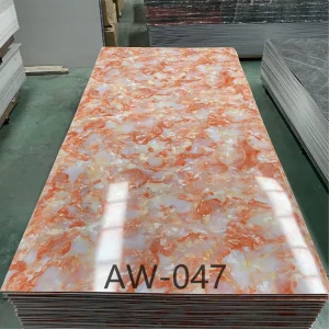 Eco Friendly Lightweight Stone Plastic Composite Sheet for Green Building Decoration