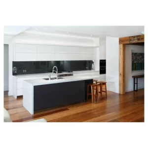 Cbmmart Kitchen Cabinet Modern Wardrobe White Beech Wood Rubber Wood Cabinets